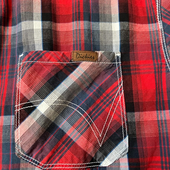 Dickies Plaid Short Sleeve Shirt - Picture 4 of 6